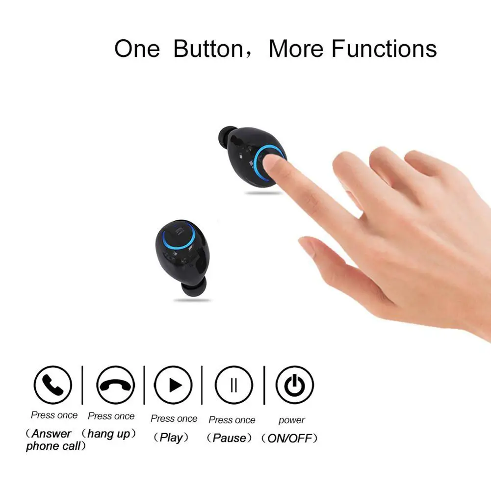 EastVita HQB Q18 мини bluetooth наушники беспроводная гарнитура с зарядным боксом стерео