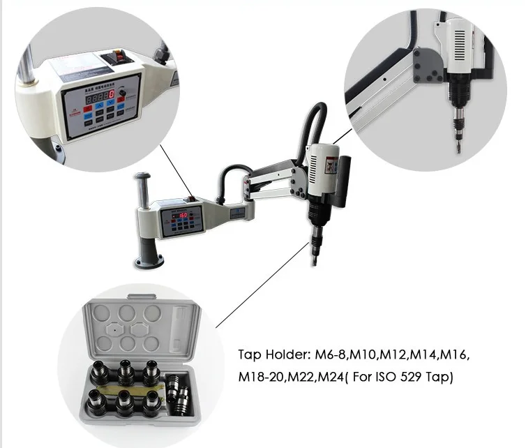 CE 220V M3-M16 универсальный тип электрические гайконарезной станок Tapper Резьбонарезной инструмент машина-Рабочая машина для резьбы кранов с патронами