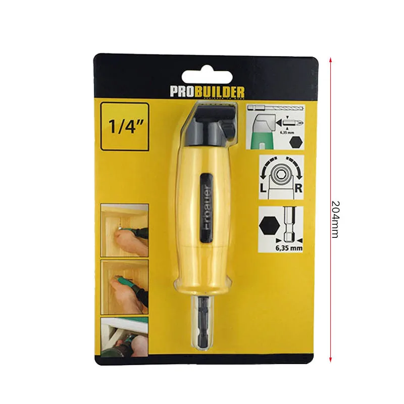 

Electric drill right angle bending device extension parts 90 degree professional cope with narrow space maintenance helpers