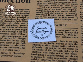 

70 Custom Clothing Labels - Printed Fabric Label , Logo or Text, Printing Labels, Fast delivery (TB173)