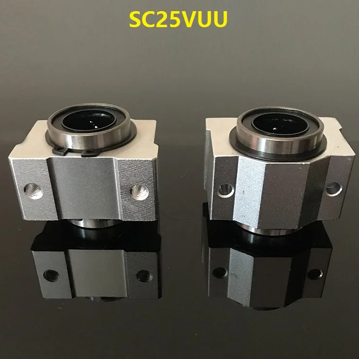 10 шт./лот SC25VUU SCV25UU SC25V линейный блок корпуса линейные подшипники скользящие блоки