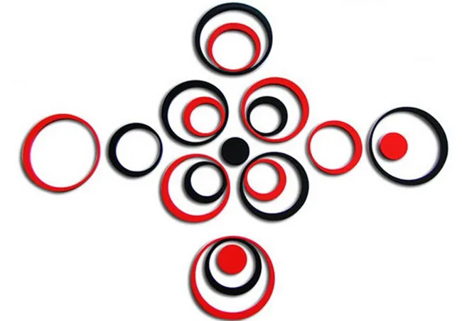 New-1-Set-Europe-colorful-Indoors-bathroom-home-Decoration-Circles-Creative-Stereo-Removable-3D-Wall-Stickers (1)