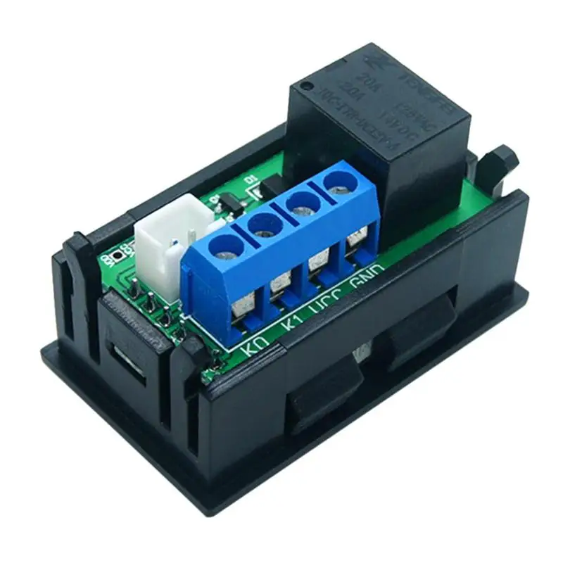 W2810 односторонний DC12V 20A цифровой двойной дисплей модуль контроля температуры