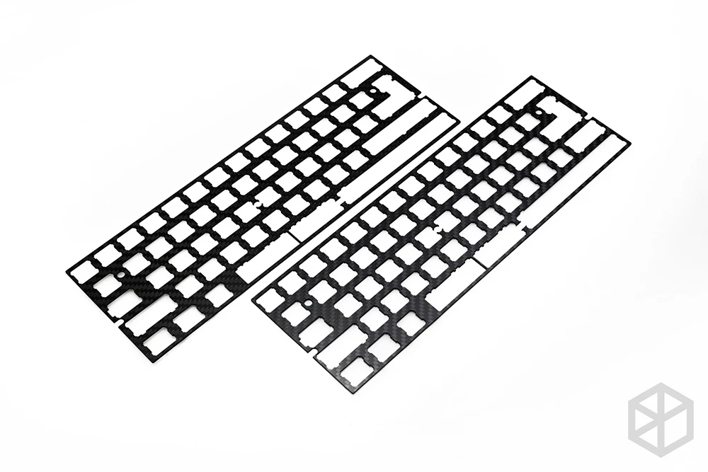 Suporte de Teclado Mecânico de Alumínio Suporte de Placa de Fibra de Carbono Split Spacer 3u Spacer Xd60 Xd64 3.0 V3.0 Gh60 - Imagem 2