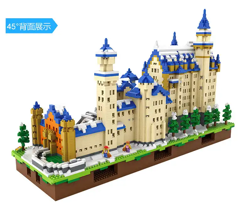 Loz Diamant Blocs Architecture Jouets Schloss Neuschwanstein Chateau Modele New Swan Pierre Chateau Blocs De Jeu De Construction Jeu De Construction Blocs De Constructionloz Architecture Aliexpress