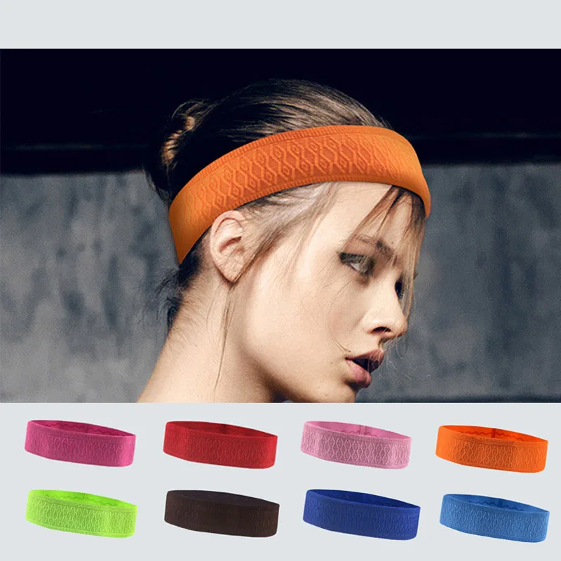 

Sweatband Sport Sweat Headband Elastic Sweatband Tennis Yoga Fitness Hair Bands Sweat band women Headband outdoor Sport safty