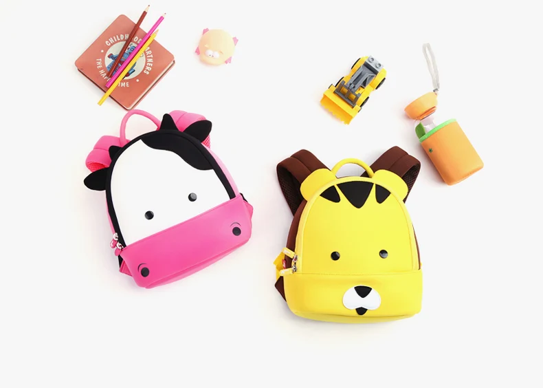 

School bags NOHOO kids bag for girls high quality naughty dos sac Cartoon waterproof mini travel bags pusheen mochila infantil