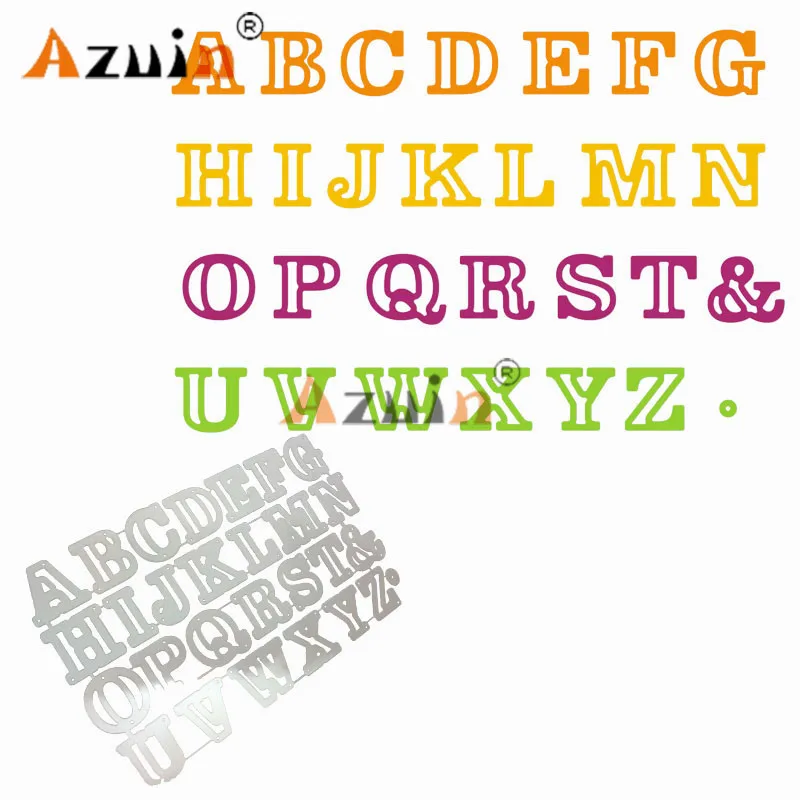 

Paper A-Z Letters Metal Cutting Dies for Lovers and Weddings Scrapbooking Knives Cutting Dies New Diy New 2018 Christmas Dies