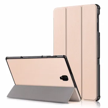 

100pcs/lot Custer Solid color three fold wholesale leather flip cover case for Samsung Galaxy Tab A A2 10.5 2018 T590 T595 T597