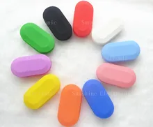 Silicone Car Key Cover Fits for Fiat 500 3 Button Flip remote key Shell Blank Cover Fob Auto parts car accessories 1pc