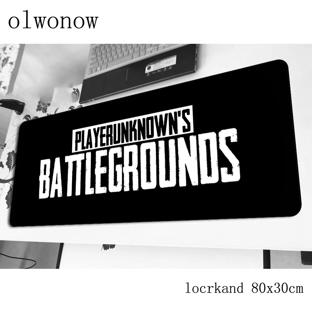 Игровой коврик для мыши pubg 80x30 см esports большой игровой locrkand компьютерный