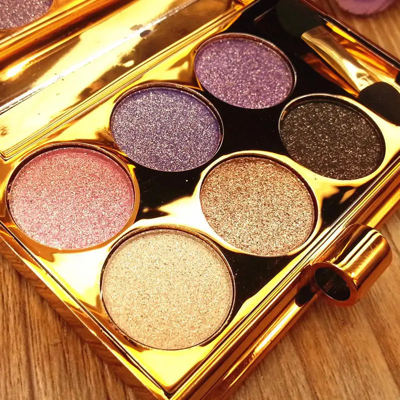 

BearPaw 6 Colors Diamond Bright Eyeshadow Makeup Palette Nude Smoky Makeup Set Eye Shadow women Beauty makeup