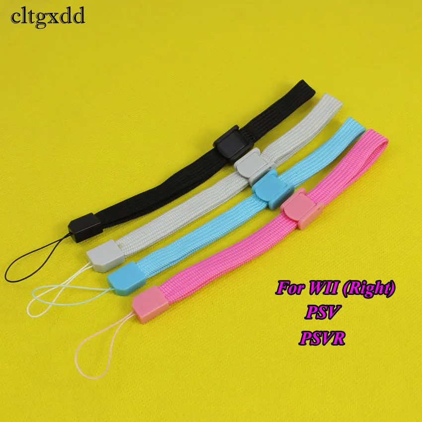 

cltgxdd Black/Grey/Blue/Pink Wrist Strap Hand Strap Lanyard for Wii WiiU remote controller for PS3 move/PSV for 3DS