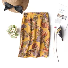 Весна лето пакет бедра юбка Женская Европа Америка прямые юбки большой размер мода 8 стиль печати Faldas Mujer