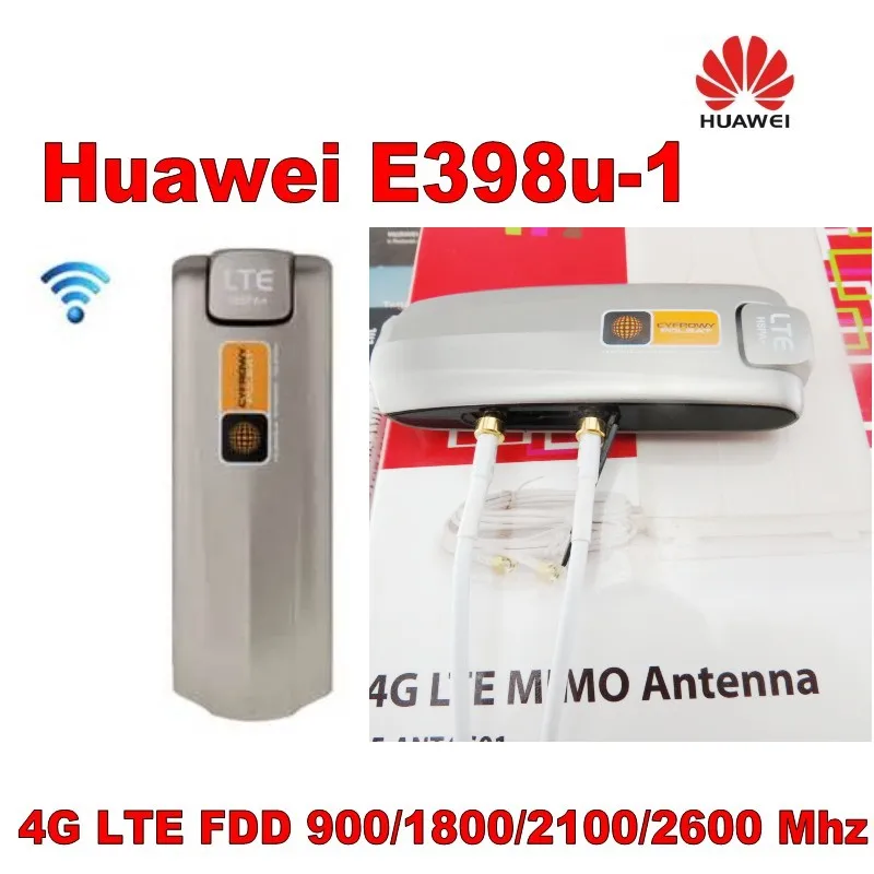 Разблокированный модем Huawei Cat3 100 Мбит/с 3G 4G LTE FDD z + внутренняя Новая lte MIMO TS9 антенна