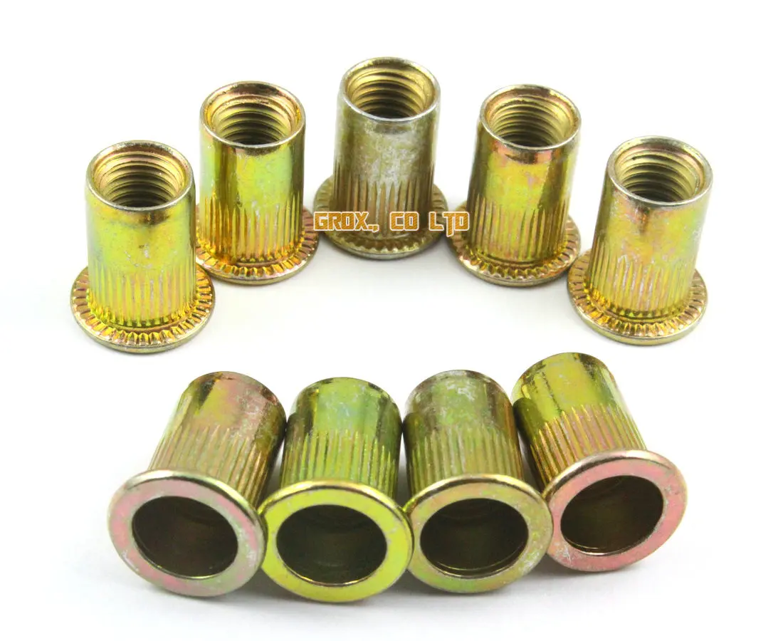 

25 Pieces M10 Carbon Steel Rivet Nut Rivnut Insert Nutsert