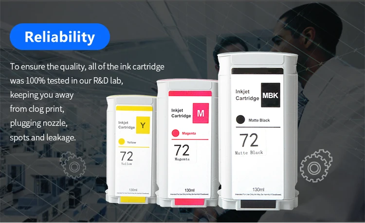 SAYA HP 727 Compatible Ink Cartridge 300ML For HP DesignJet T920 T2500 T930 T1530 T2530 T1500 Printer(PBK C M Y GY MBK