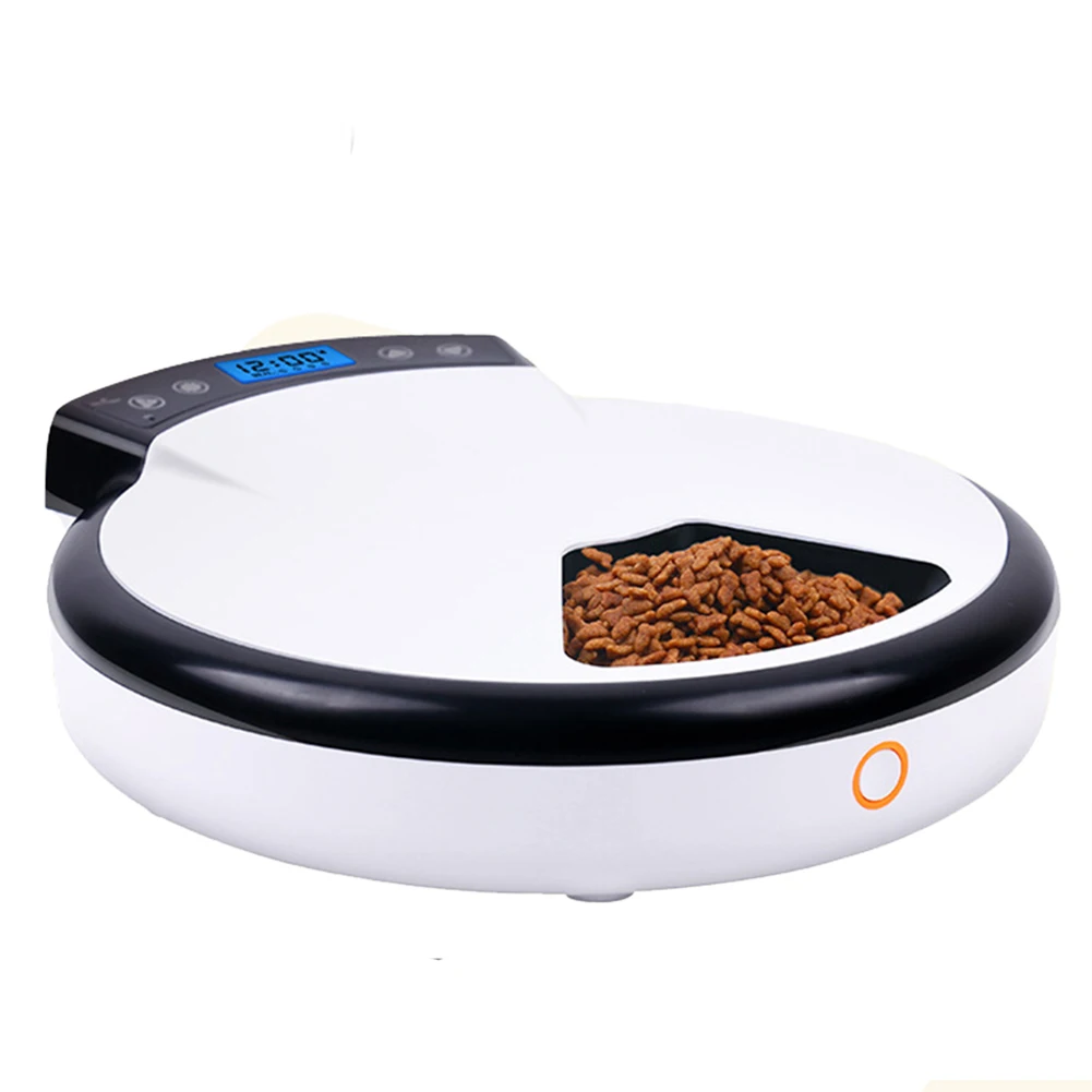 

Cats Container Quantify Smart Dogs Electric Food Touch Control Timing Detachable Home Automatic Record Pet Feeder Durable