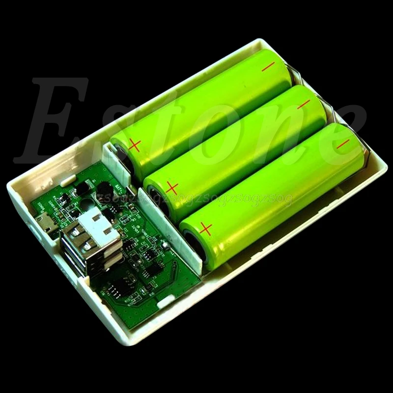 

1 PC 8400mah 5V 2.1A Power Bank Case Kit 3X 18650 Battery Charger Box for Cell Phone O25 Dropship