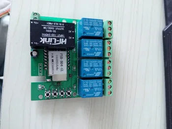 

AC 220V APP Switchable 4 CH Switch WiFi RF Center for ios Android Device Smart Home Automation jog self-lock inter-lock