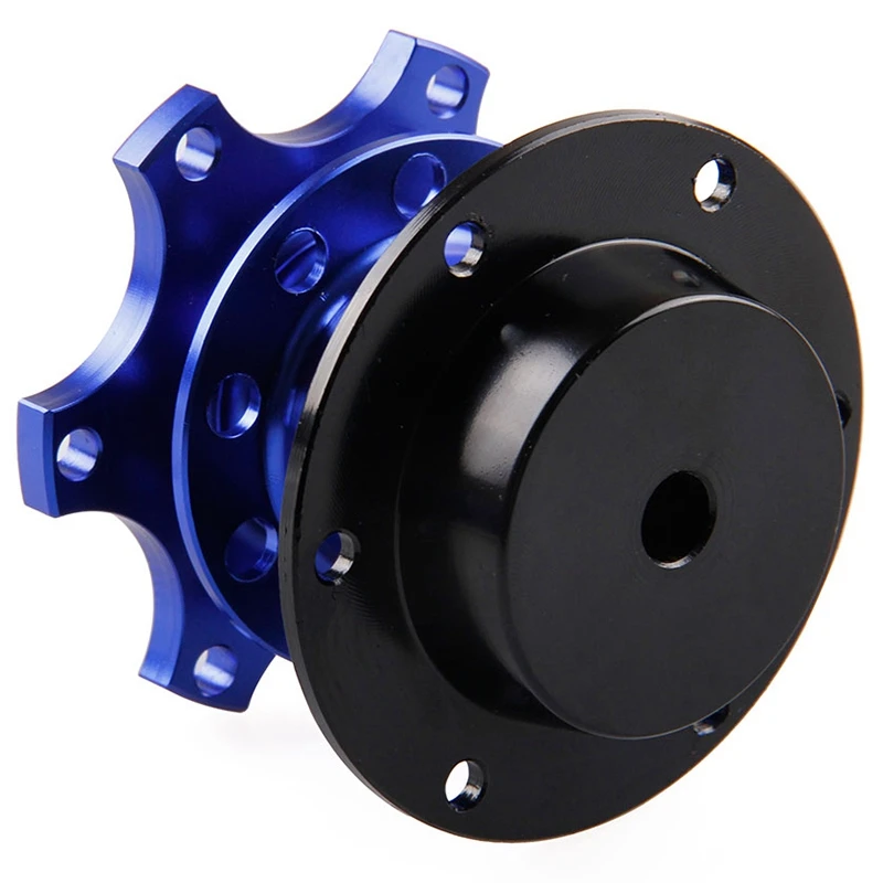 Универсальный Автомобильный руль Quick Release Hub Racing Adapter Snap Off Boss Kit синий