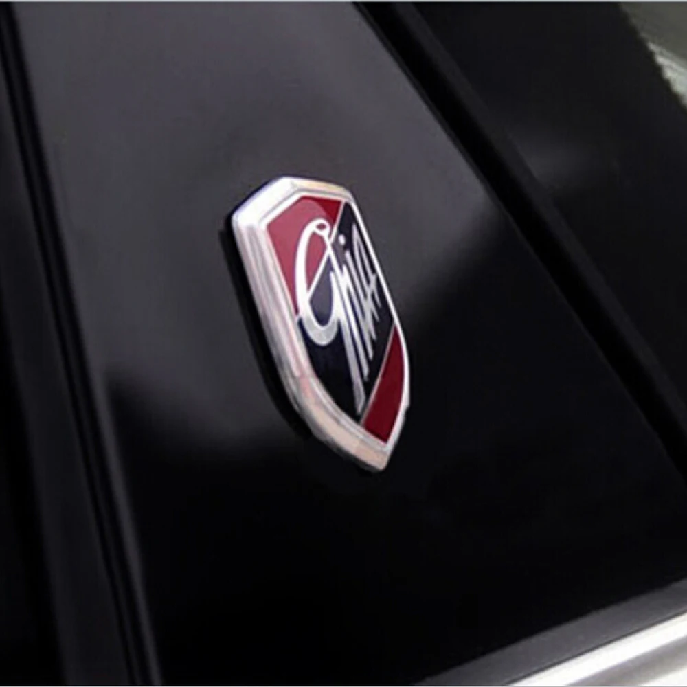 Автомобильная Наклейка эмблемы GHIA боковой щит логотип помеченный стикер s для Ford Focus 2 3 4 беспроводной видеорегистратор Mondeo Fiesta Ecosport, Kuga EDGE EXPLORER Everest