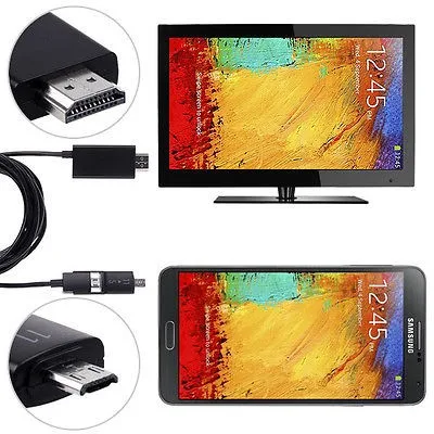 3 М/10FT Micro USB mhl для HDMI HDTV Кабель-Адаптер для Android Смартфон 5/11Pin Черный/белый