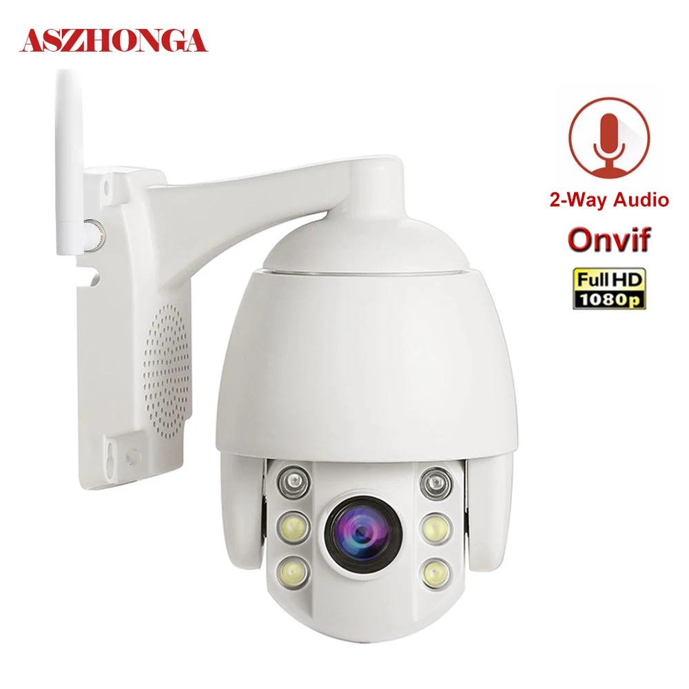 

Mini PTZ Speed Dome Security IP Camera Outdoor Wireless Outside CCTV Wifi Camera Waterproof IR Night Vision Surveillance Cam