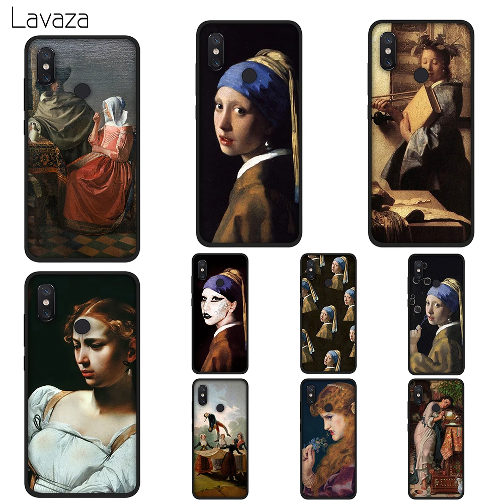 

Lavaza Johannes Vermeer Oil Painting Soft TPU Case Cover for Xiaomi Mi 6 8 A2 Lite 6 9 A1 Mix 2s Max 3 F1 Cases