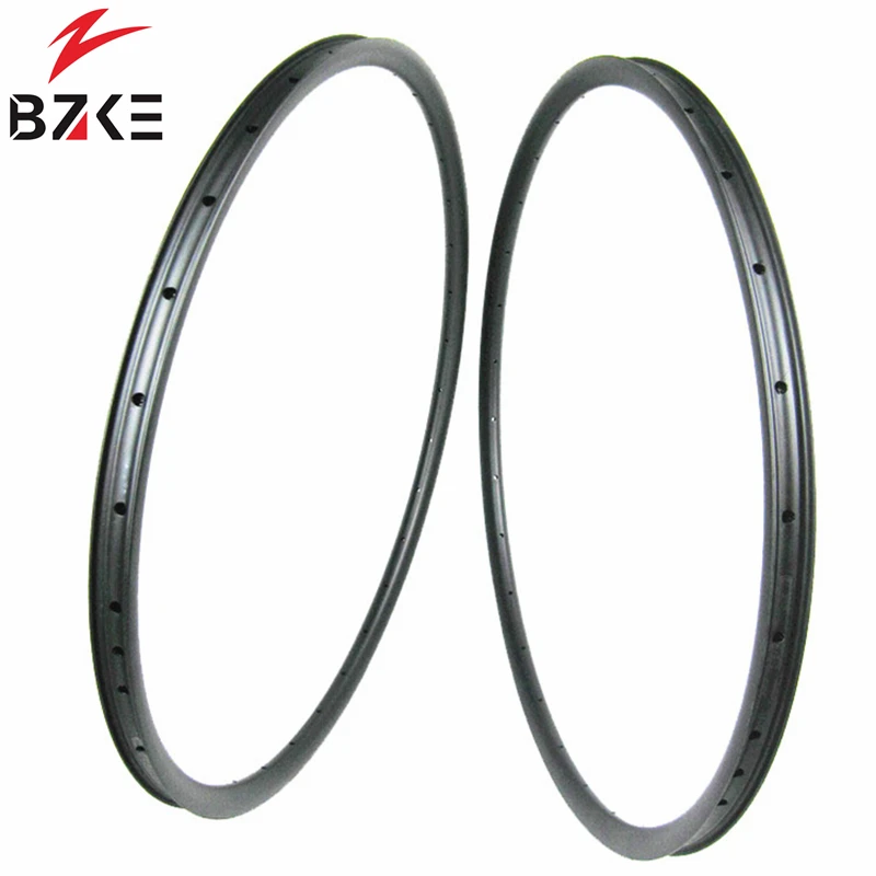 

BZKE Only 300g 29er carbon mtb bicycle rim asymmetric carbon fiber mountain bike rim 28 32 holes carbon rim 29 super light hoops