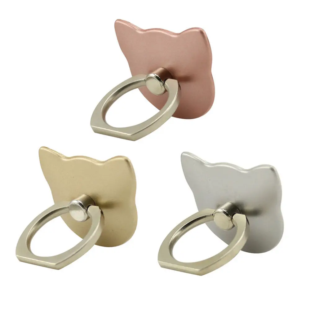 Luxury 360 Degree Finger Ring Cartoon Minnie Head Mobile Phone Smartphone phone Holder Stand 03