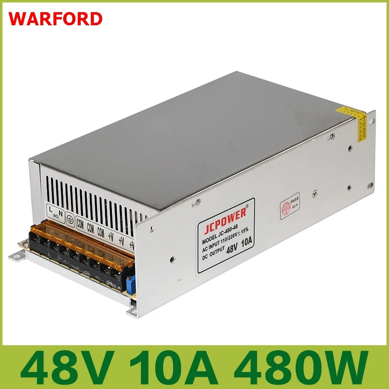 

DC48V 10A 480W Universal Regulated Switching Power Supply for CCTV Led Radio Lighting Transformers