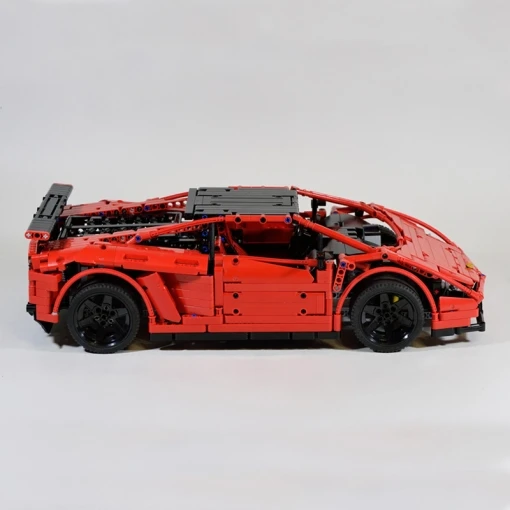 

BuildMoc An build for MOC Lamborghini Audi R8 V10 Ferrarii 458 Building Blocks Toy Kit DIY Educational Children Birthday Gift