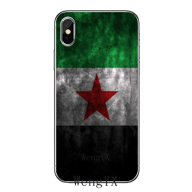 Сирии сирийского Национальный флаг мягкие Аксессуары телефона чехол для Samsung Galaxy S3 S4 S5 S6 S7 Edge S8 S9 плюс мини Примечание 3 4 5 8 - Цвет: syrian-flag-A-06