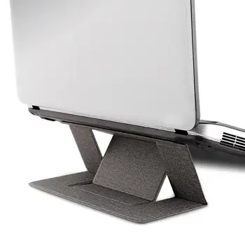 

Adjustable Laptop Stand Laptop Pad Adhesive Invisible Stands Folding Bracket Portable Tablet Holder For IPad MacBook La