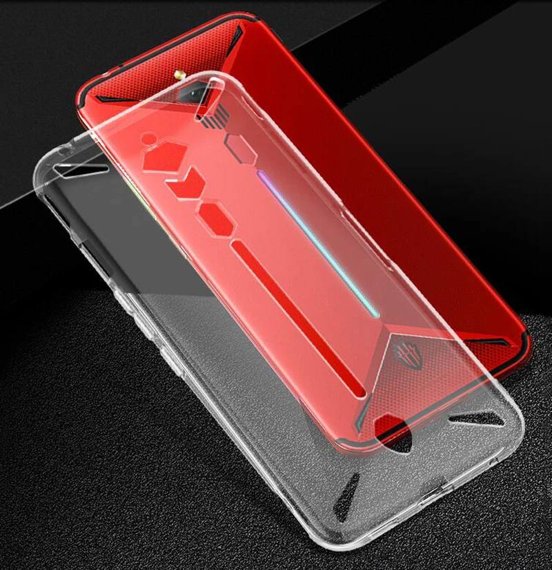 

Premium TPU For ZTE nubia Red Magic 3 Case Slim Fit Transparent Silicone Clear Soft Back Cover Case on For Nubia Red Magic 3