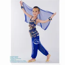 1 комплект Детский костюм для индийского танца живота