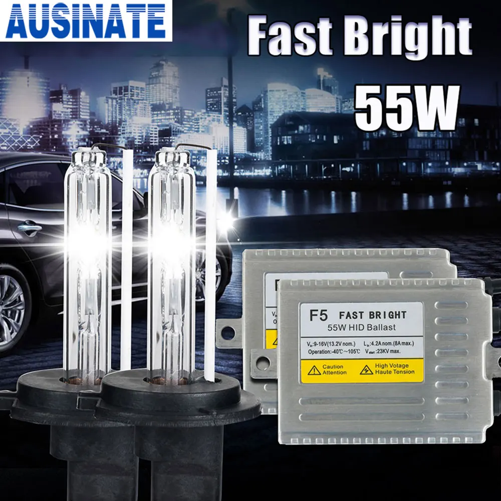 Motors HID System 55w Metal HID Kit 9005 9006 H1 H3 H4 H7 H10 H11 H13