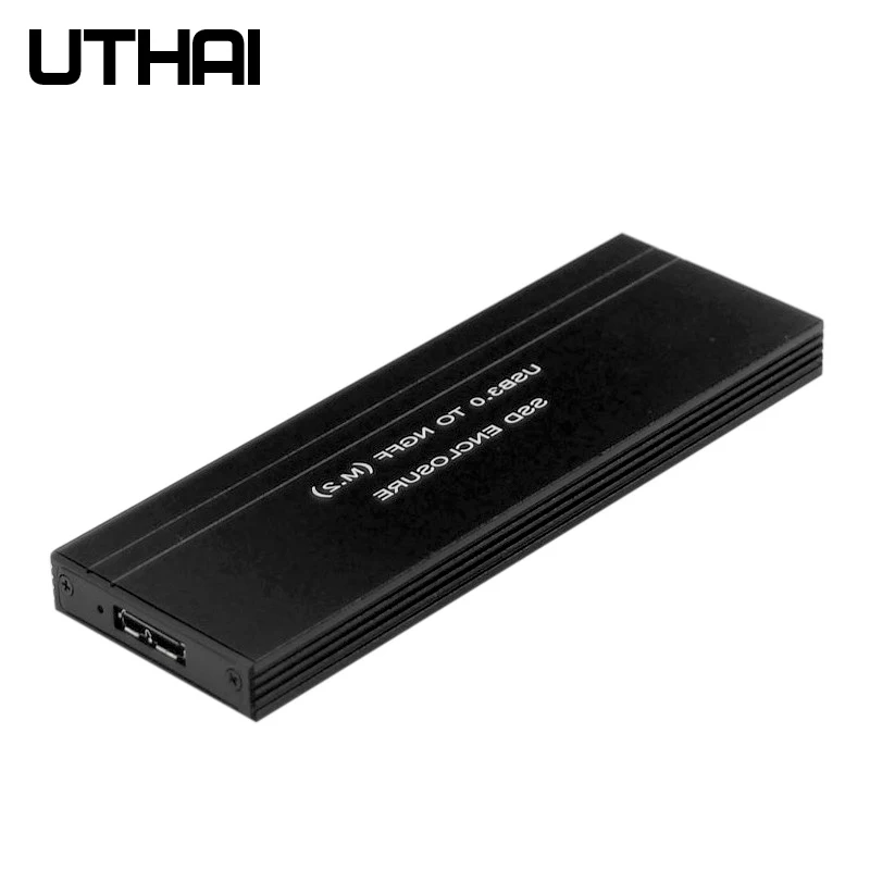 external hard disk case UTHAI G03 NGFF to USB3.0 Mobile Hard disk box M.2 SSD Adapter Card External Enclosure Case for m2 SSD USB 3.0 HDD Case hard disk enclosure 3.5 HDD Box Enclosures