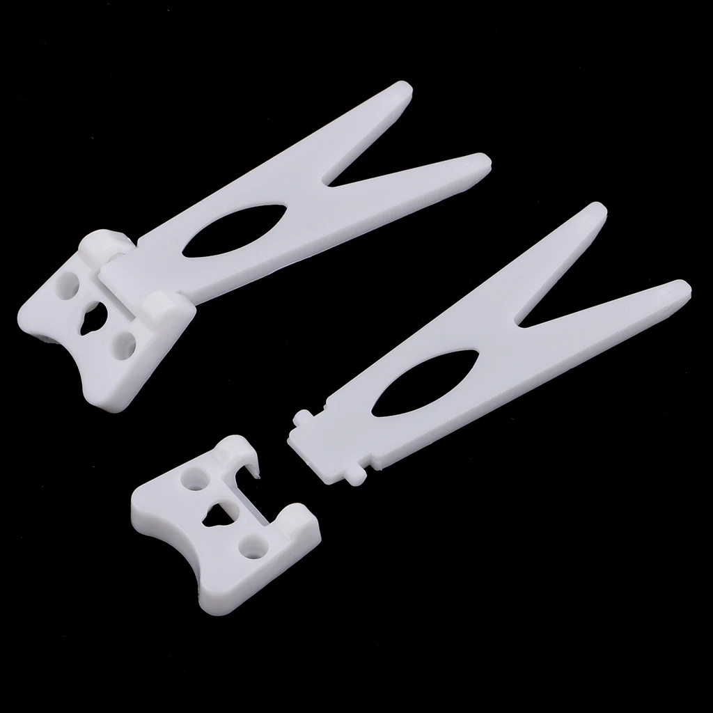 50 Pieces Plastic Photo Frame Backs Holder Stands, Swallow Tail Shaped for Handmade Photo Frame Making DIY Crafts