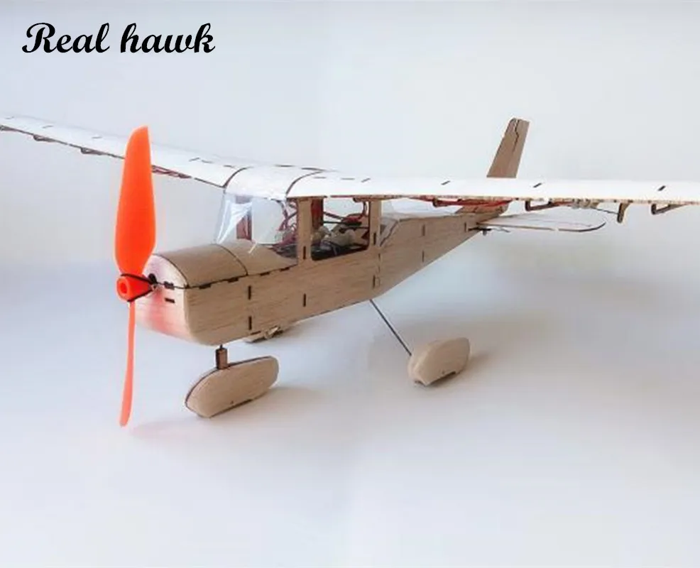 

MininimumRC Plane Laser Cut Balsa Wood Airplane Kit Cessna-182 Frame without Cover Free Shipping Model Building Kit