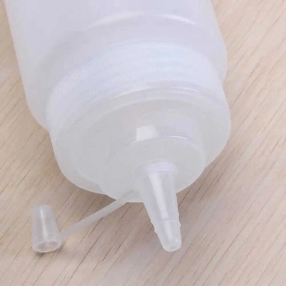 JEYL 250 мл Белый прозрачный пластиковый Соус Бутылка диспенсер с крышкой