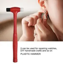 Инструменты для ремонта часов мини жесткий пластик портативный двойная голова часы Ремонт молоток DIY инструмент для ремонта часов высокого качества