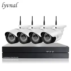 HD 1080 P Wi-Fi камера комплект 2mp ip-камера Беспроводная Открытый Водонепроницаемый p2p onvif 8ch 1080 P nvr система с 1 ТБ hdd комплект видеонаблюдения