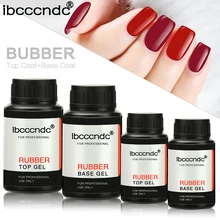 Быстросохнущий Ультрафиолетовый каучуковый базовый слой верхнее покрытие длительного действия не чистый лак блестящий гель лак для ногтей грунтовка дизайн ногтей IBCCCNDC