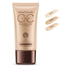 1pcs Women Beauty Natural Nude Make Up Base CC Cream Concealer Isolation Foundation Oil Control Whitening Cream xgrj