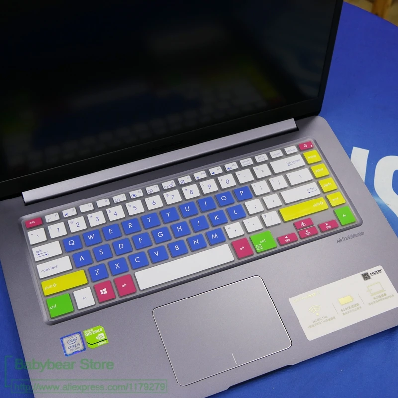 15,6 дюйма клавиатура протектор кожного покрова для Asus vivobook s15 X510 X510UQ X510UA X510UR X510UF X510U S5100UA S510U 15 дюймов