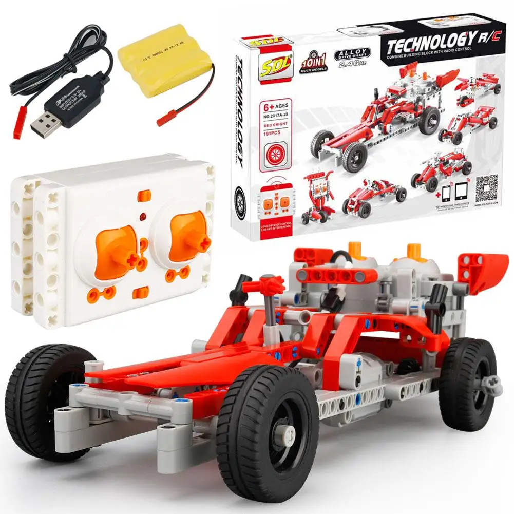 

LeadingStar Simulation Remote Control Car Building Blocks DIY Toy Educational Toy for Kids zk49
