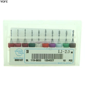 

1 set DIY 10Pcs 1.1mm-2.0 mm PCB Print Circuit Board Carbide Micro Drill Bits Tool