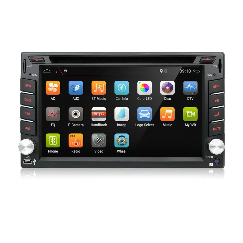 Best 2 din Car Radio Android 7.1 Car DVD player Stereo Multimedia GPS+Wifi+Bluetooth+Radio+USB+Quad Core Touch Screen Head Unit 2